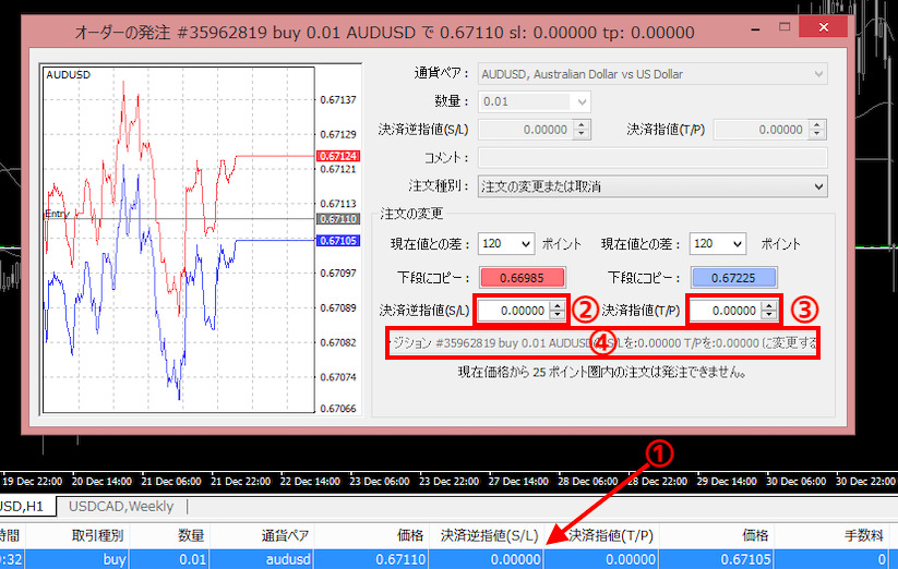 MT4取引⑥：OCO注文で取引する方法